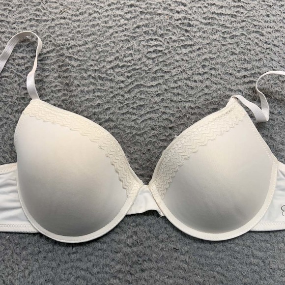 Jessica Simpson Bra 34C Push Up Bra Padded Trimed - Picture 1 of 7